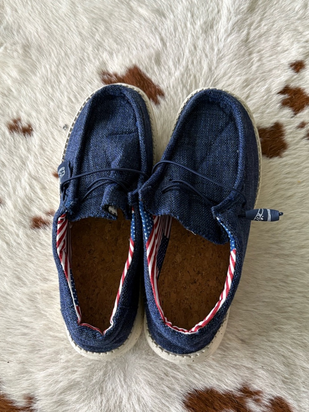 Navy Canvas Slip-On Boat Shoes - Casual Everyday Comfort